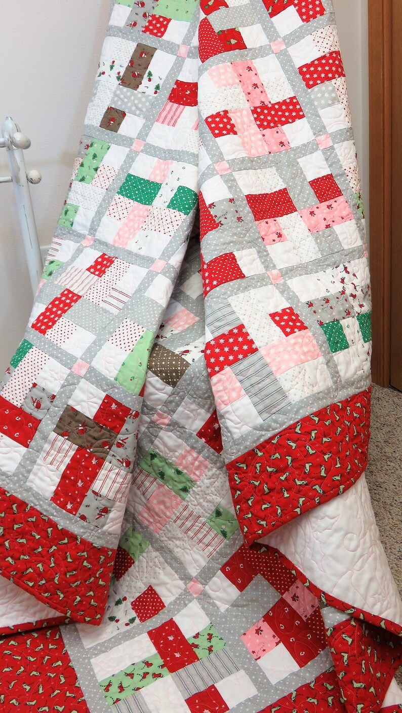 Handmade Quilt for Sale Twin Size Quilt Christmas Quilt for Etsy