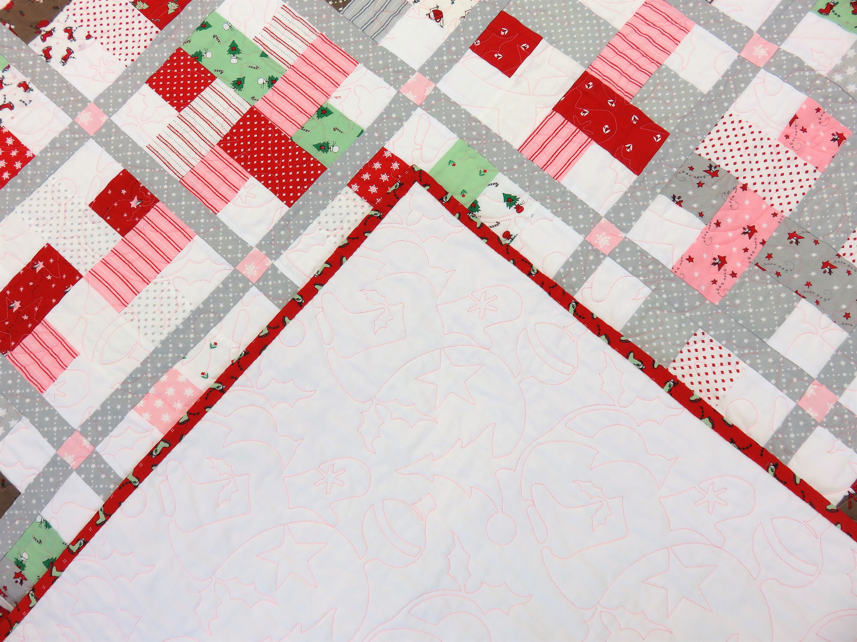 Handmade Quilt for Sale Twin Size Quilt Christmas Quilt for Etsy