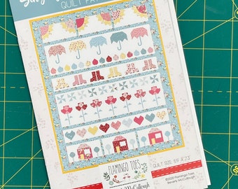 Singing in the Rain Row by Row Quilt Pattern from Flamingo Toes