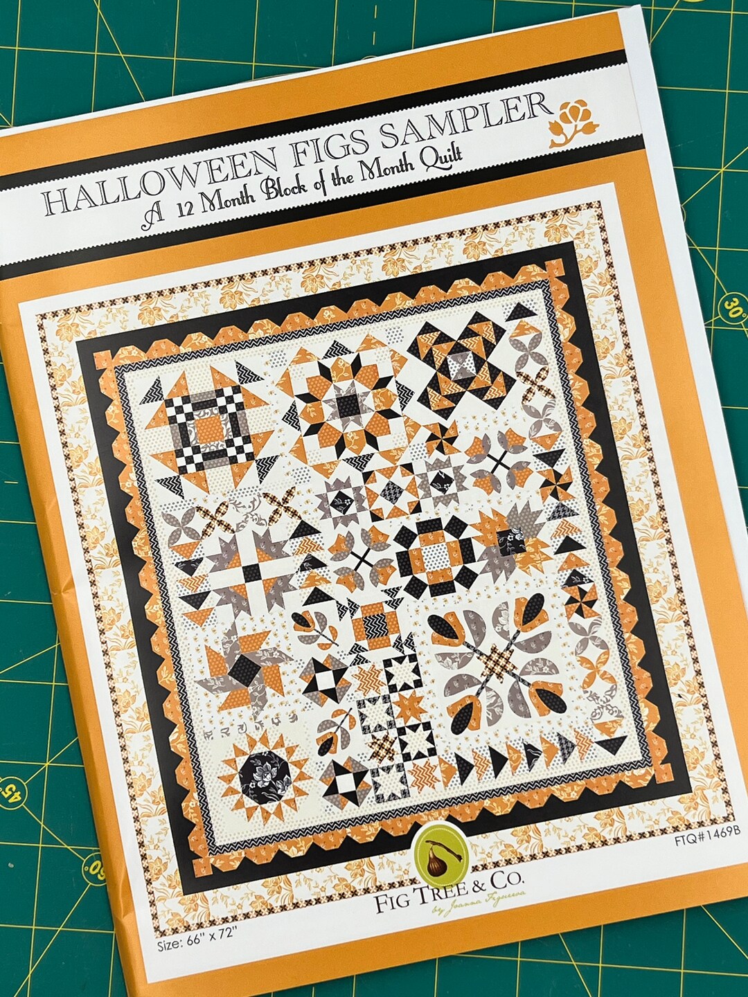 Halloween Figs Block of the Month Sampler Fig Tree Patchwok Quilt ...
