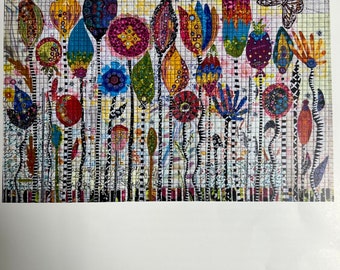 Laura Heine Collage Quilt Pattern Seed Pods