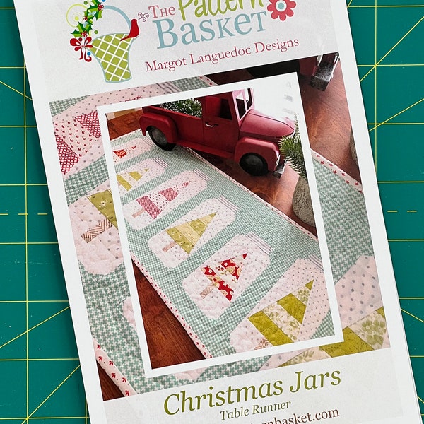 Christmas Jars, Christmas Tree Table Runner Pattern