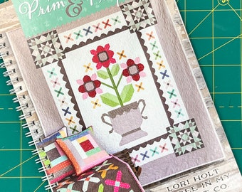 Folleto de patrón de edredón Prim and Proper por Lori Holt de Bee in My Bonnet para It's Sew Emma