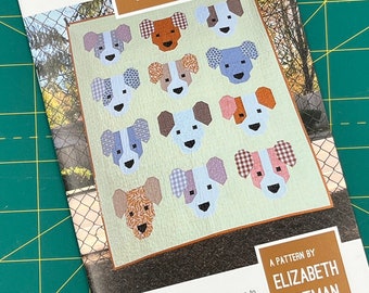 The Puppies Puppy Dog Quilt Pattern by Elizabeth Hartman