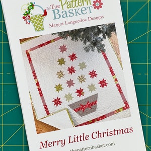 Merry Little Christmas Christmas Tree Quilt Pattern by the Pattern Basket
