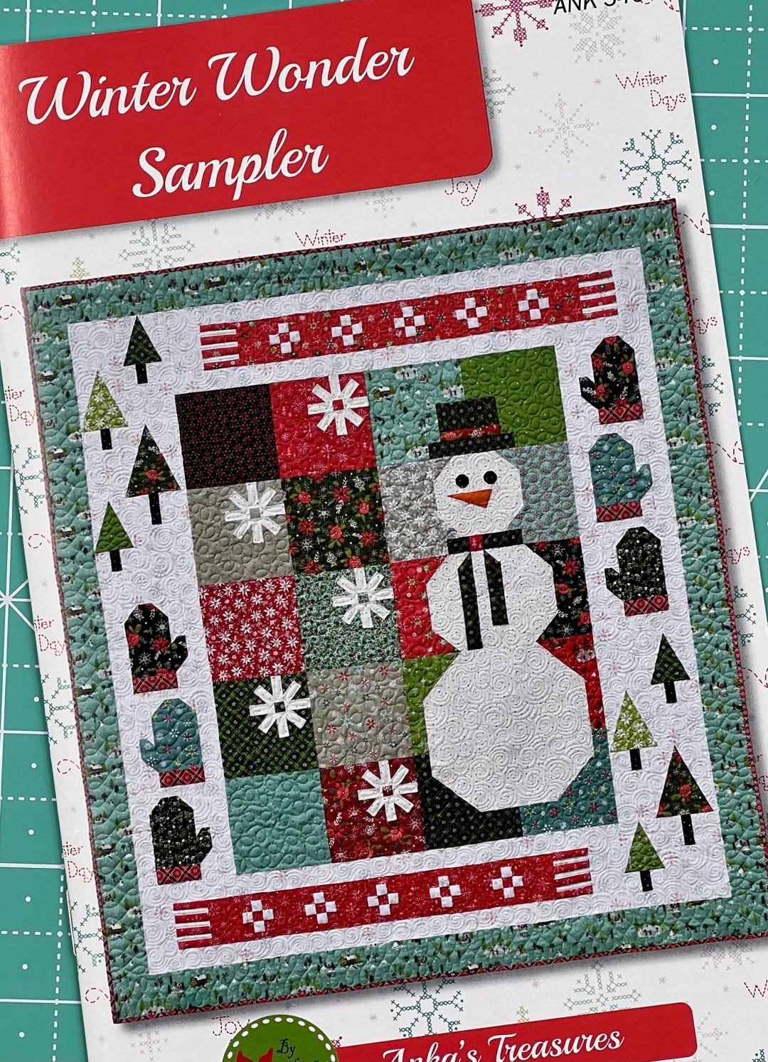 Winter Wonder Sampler Quilt Pattern by Anka’s Treasures, Precut ...