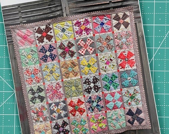 Lamingtons for Tea Patchwork Quilt Pattern and Acrylic Template by Louise Papas