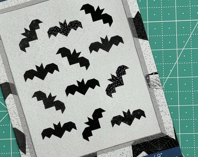 Bats Patchwork Quilt Pattern by Cluck Cluck Sew - Etsy