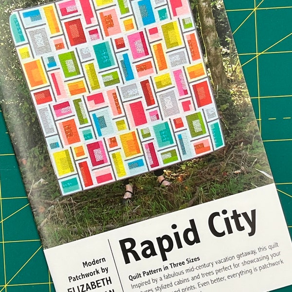 Rapid City Geometric Quilt Pattern by Elizabeth Hartman