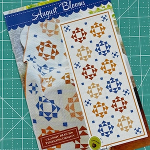 August Blooms Fig Tree Quilted Table Runner Quilt Pattern