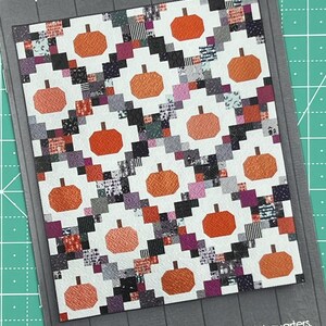 Pumpkin Patches Fall Quilt Pattern by Cluck Cluck Sew, Layer Cake, Fat Quarter, Charm Square Friendly