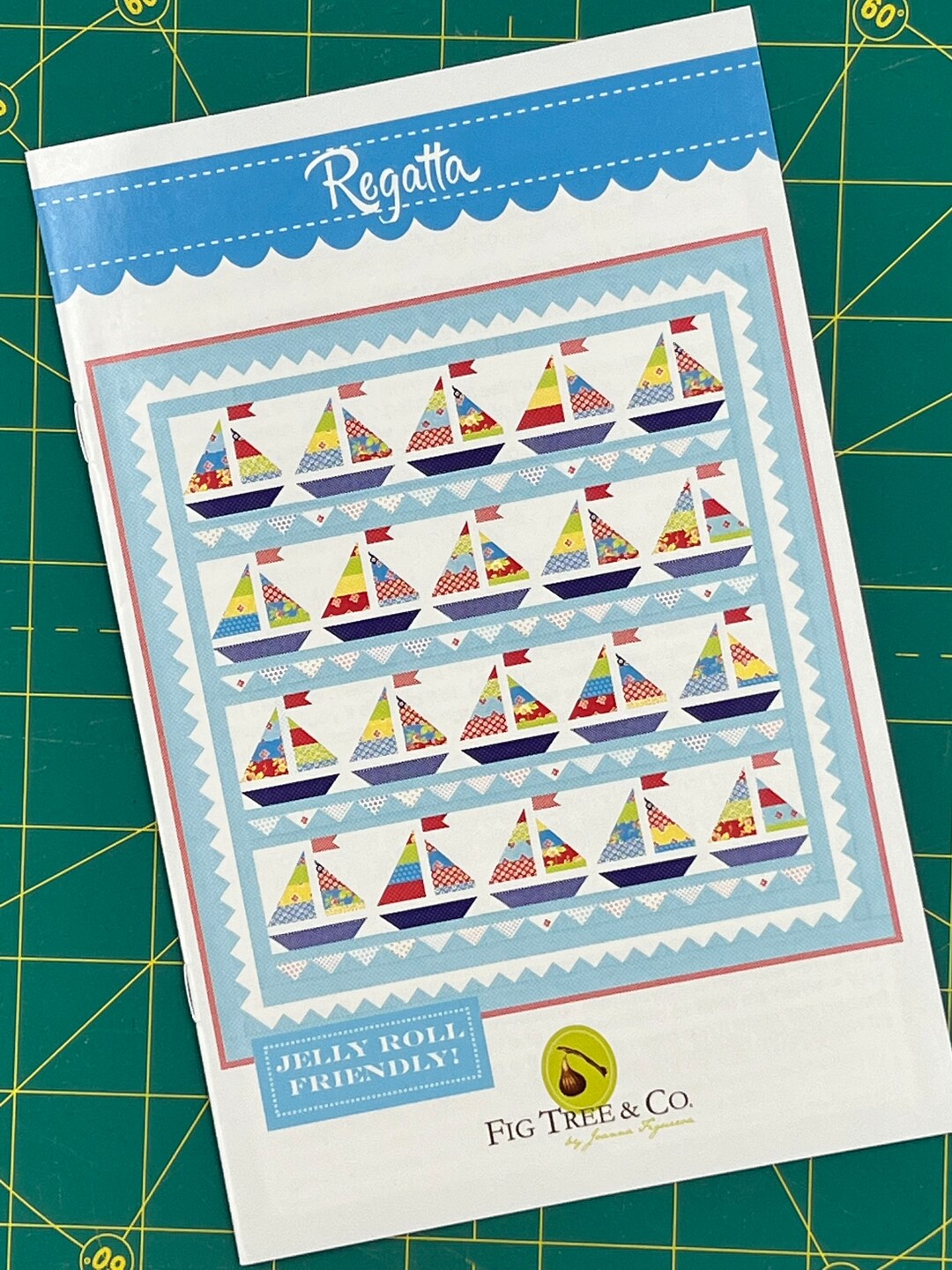 Regatta Sail Boat Quilt Pattern by Fig Tree Quilts Etsy
