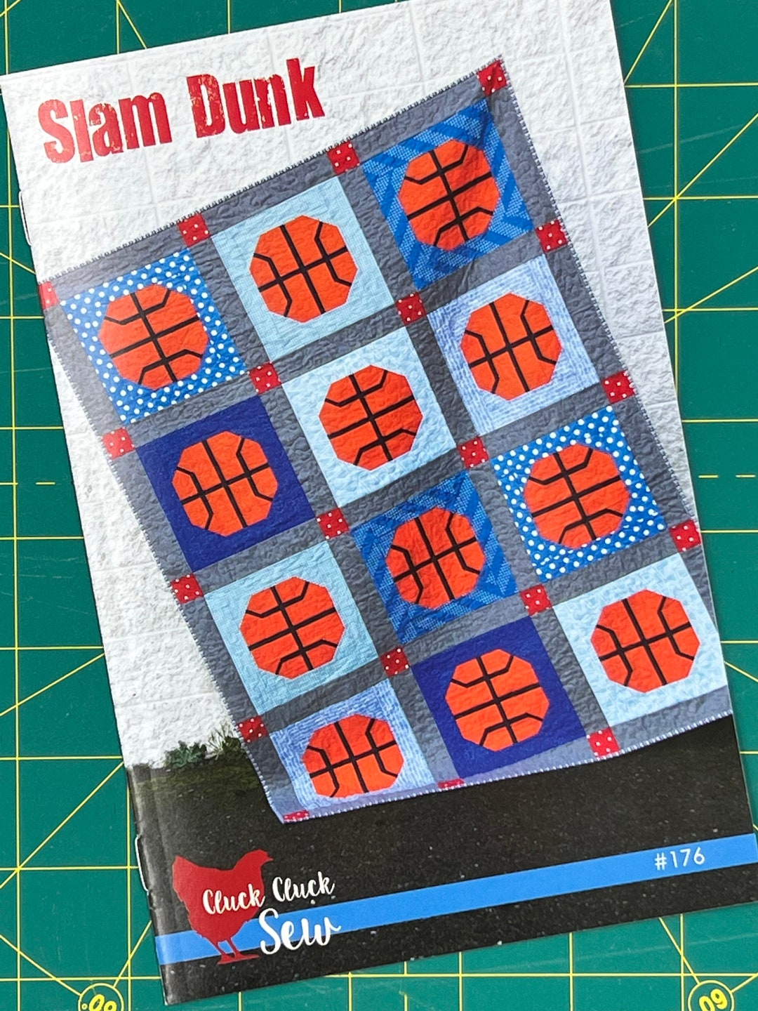 Slam Dunk Basketball Quilt Pattern by Cluck Cluck Sew Etsy