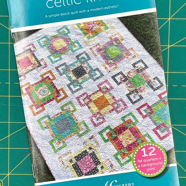 Celtic Knot Patchwork Scrap Quilt Pattern by Amanda Murphy Fat Quarter Friendly