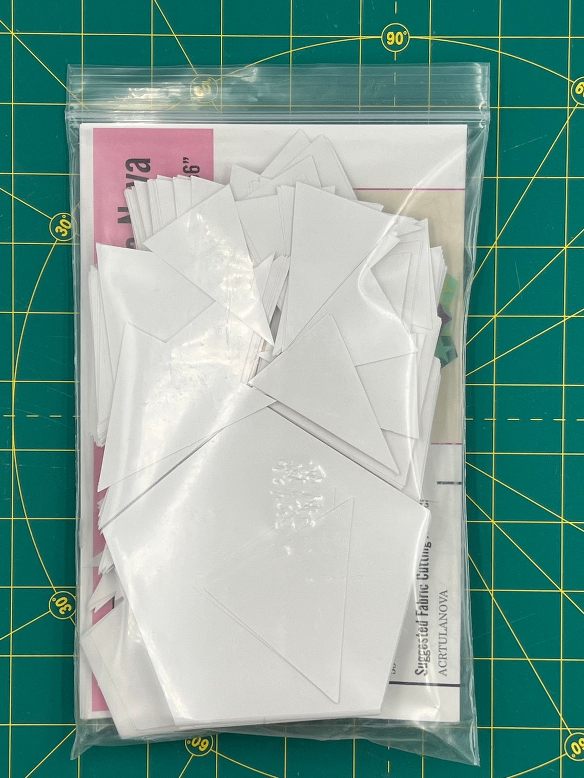 Tula Nova by Tula Pink EPP Quilt Kit Pattern Paper Pieces Etsy UK