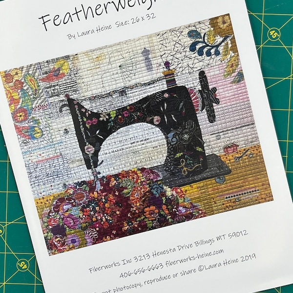 Laura Heine Sewing Machine Collage Kits Etsy Ireland