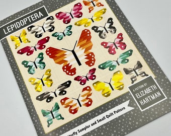 Butterfly (Lepidoptera) Patchwork Quilt Pattern by Elizabeth Hartman