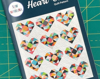 Heart Bits Traditionally Pieced Patchwork Quilt Pattern