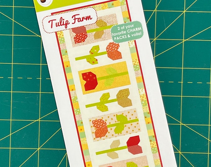 Tulip Farm Patchwork Fig Tree Quilted Table Runner Quilt Pattern - Etsy