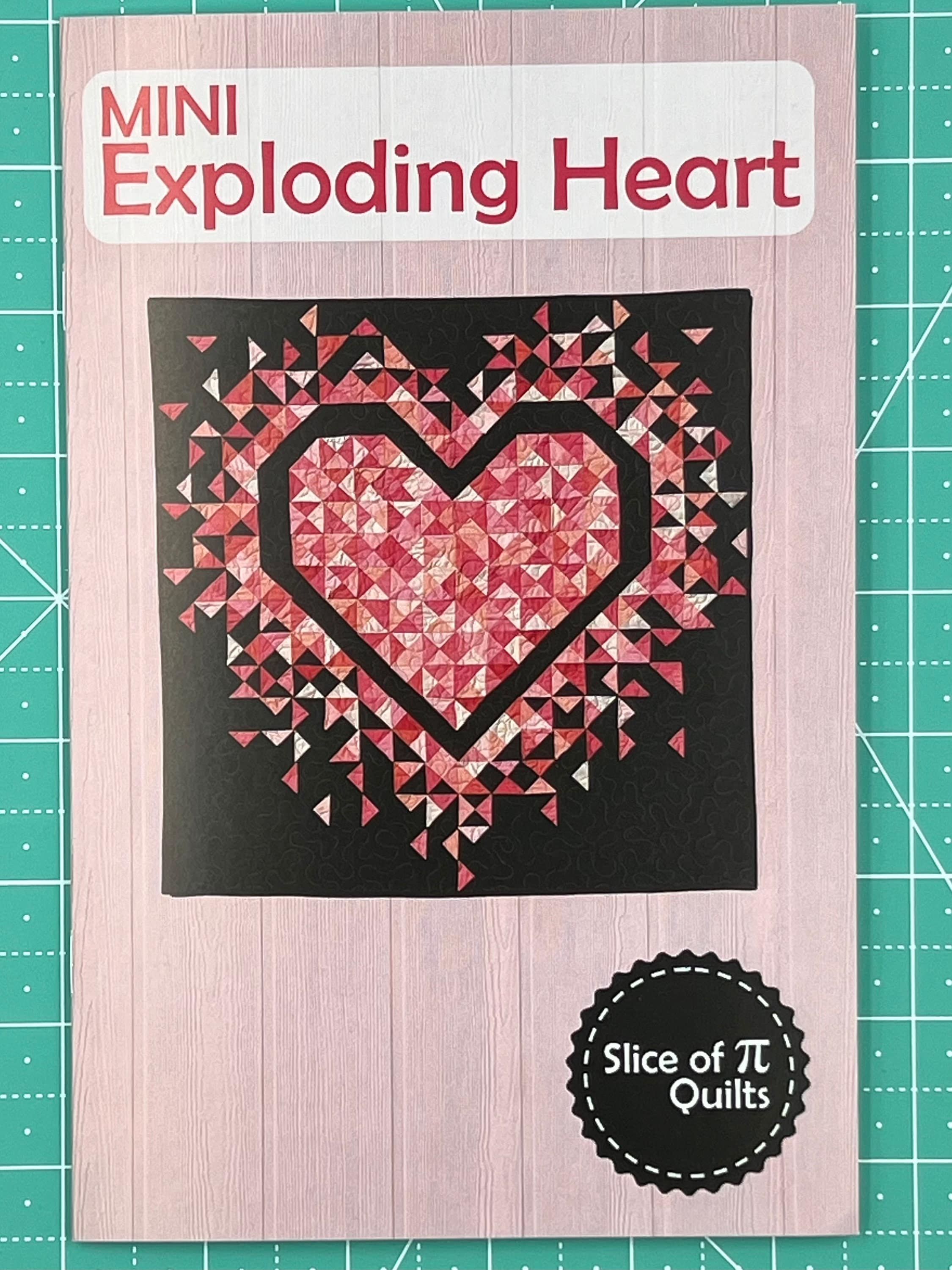 Exploding Butterfly Quilt Pattern Mini EXPLODING HEART Patchwork Quilt Pattern From Slice of Pi Quilts - Etsy
