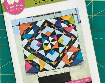 Starla Bold Modern Patchwork Quilt Pattern, by Charisma Horton