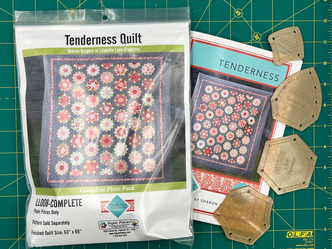 Tenderness EPP Quilt Kit Includes Quilt Pattern Paper Pieces Etsy