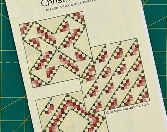 Christmas Trio Quilt Pattern By Edyta Sitar of Laundry Basket Quilts