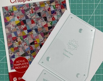 Chapel Street Quilt Pattern & Acrylic Template Set Chapel Street Quilt Pattern & Acrylic Template Set
