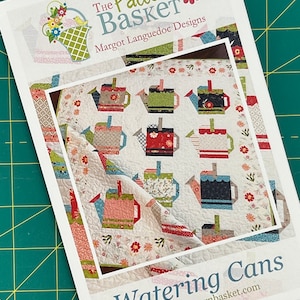 Watering Cans Spring Scrap Quilt Pattern by the Pattern Basket