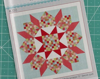 Patchwork Swoon Quilt Pattern From Thimble Blossoms Precut Jelly Roll Friendly