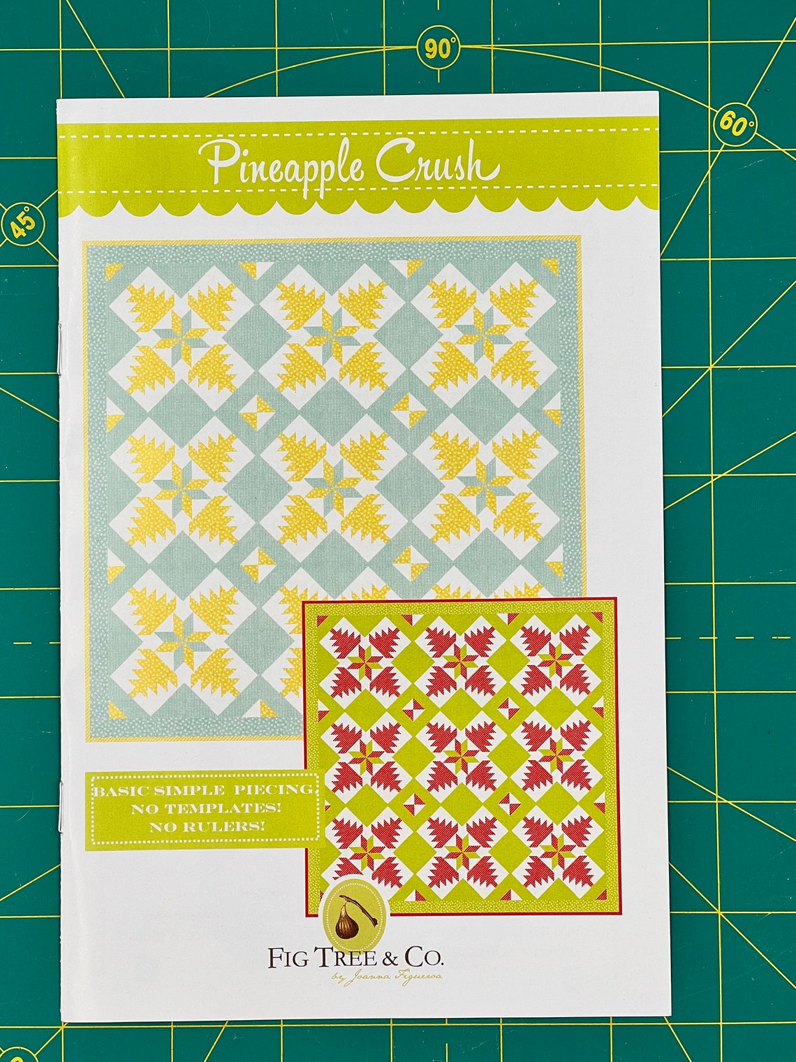 Pineapple Crush Fig Tree Quilt Pattern - Etsy