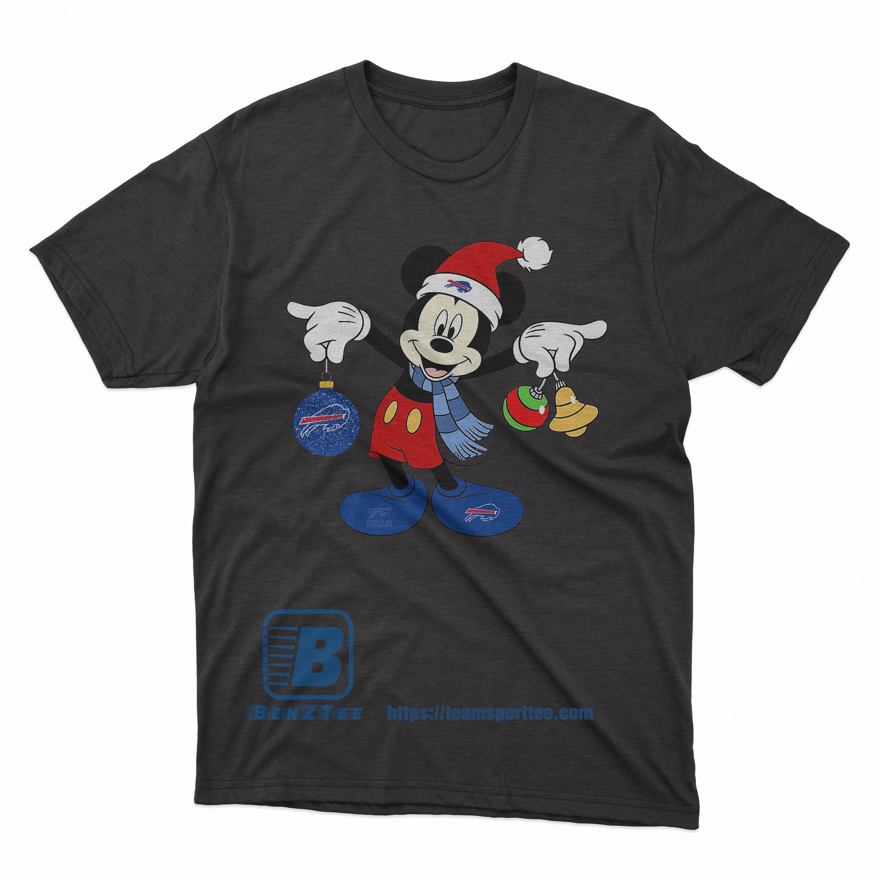 Disney Mickey Mouse Buffalo Bills Christmas T Shirt Hoodie | Etsy