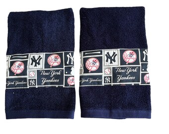New York Yankees Navy Hand Towels