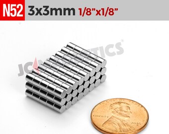 3x3 mm 1/8"x1/8" Fridge Magnets 3mmx3mm Neodymium Disc Magnets 3*3 mm 