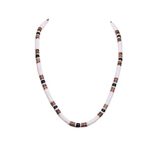 BlueRica Puka Shell & Coconut Shell Beads Necklace