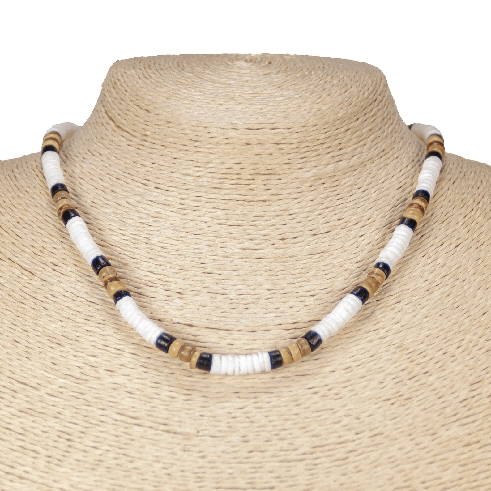 Bluerica Puka Shells & Coconut Shell Beads Necklace - Etsy
