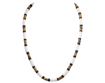BlueRica Puka Shells & Coconut Shell Beads Necklace
