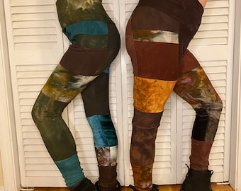 Made to Order - Patchwork Leggings - With Pockets (Organic)