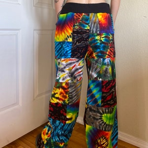 Made to Order - Patchwork - Basic Sweat Pants with Pockets and drawstring (Organic) image 4