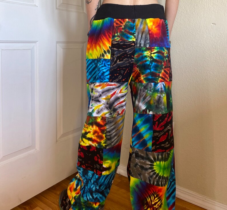Made to Order - Patchwork - Basic Sweat Pants with Pockets and drawstring (Organic) image 4