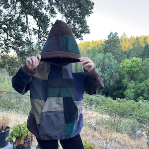 XL/Extra Large - Patchwork - Hoodie/ Pull-over - kangaroo pocket