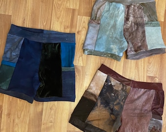Made to Order- Colorblock- Patchwork- Short Shorts (Organic)