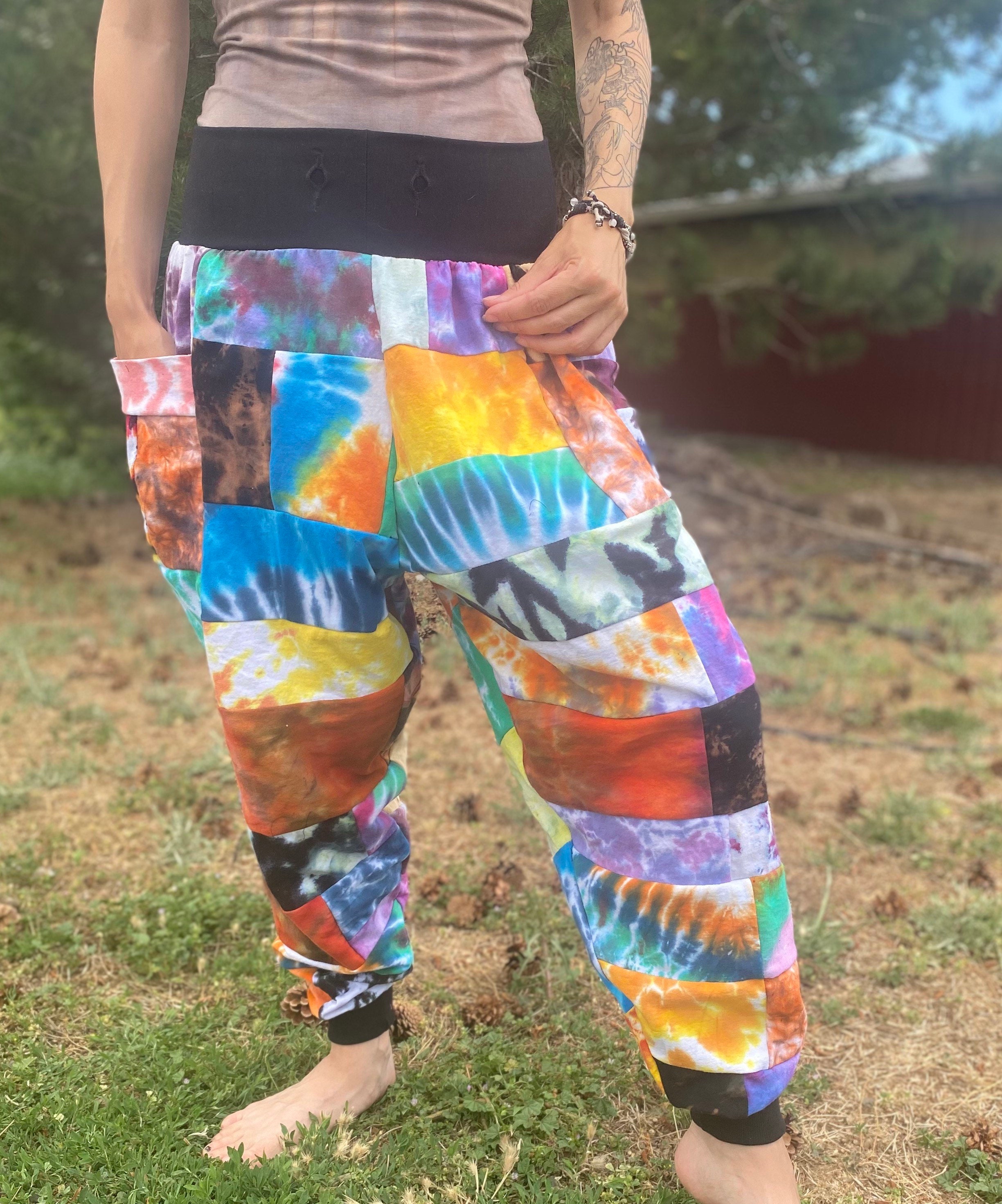 patchwork joggers