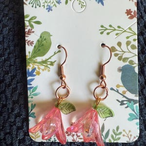 Flower earrings