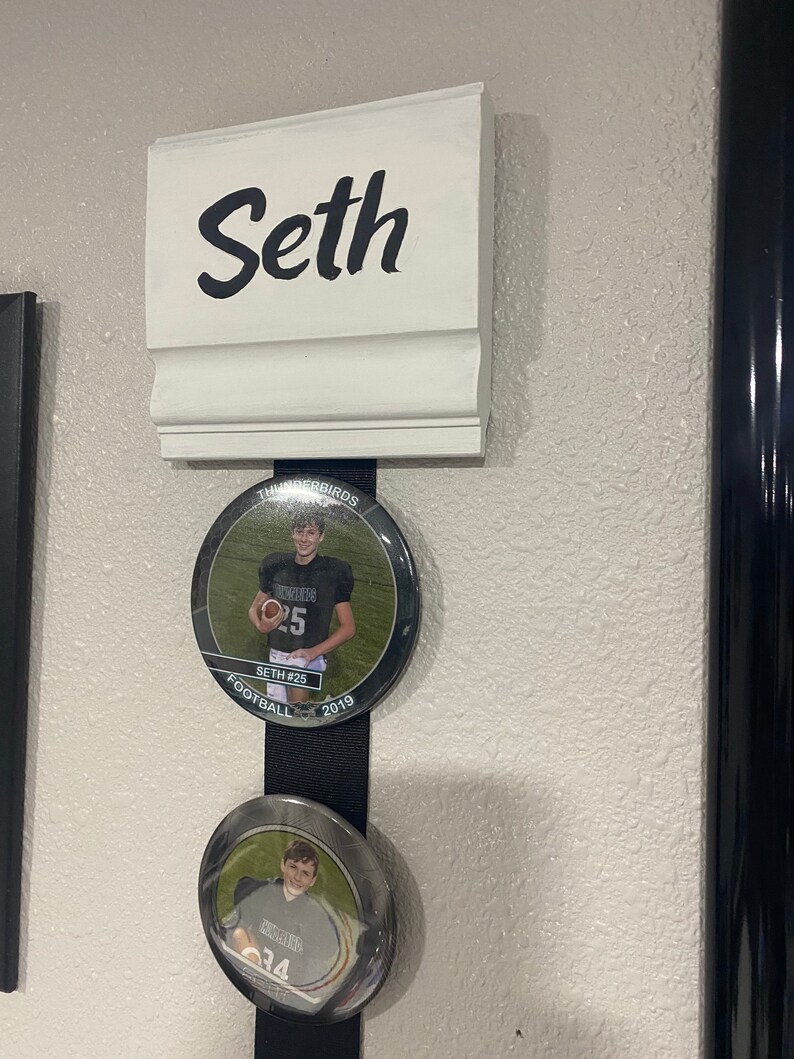 Sports Button Display Personalized Etsy