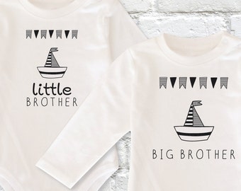 Brothers Matching Shirts, Brother Announcement, Big Brother Little Brother Outfits, Baby Announcement, Matching Siblings Outfits, Bodysuit