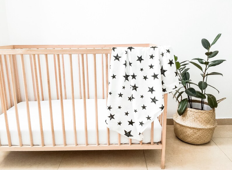 Crib Sheet White Mini Crib Sheet Baby Bedding White Nursery Etsy