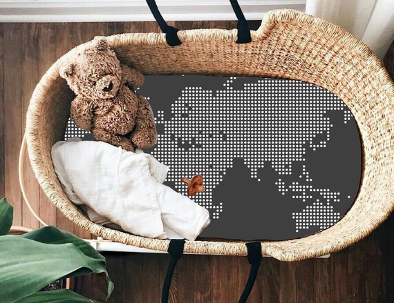 confetti party moses basket
