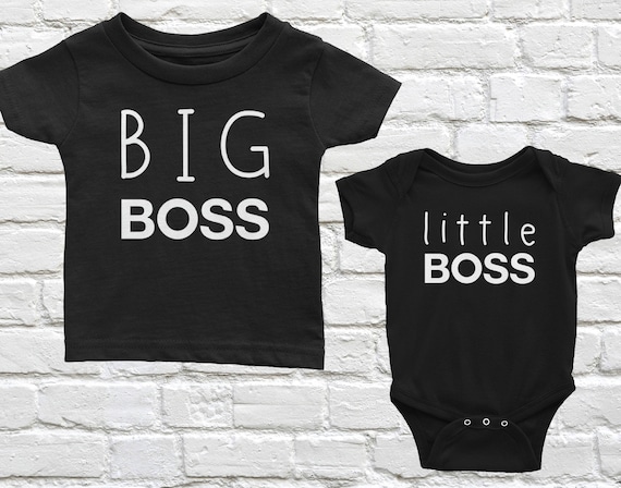 Tstars Big Brother Bear Shirt Little Baby Boy Girl Bodysuit Matching Sibling Outfit Set