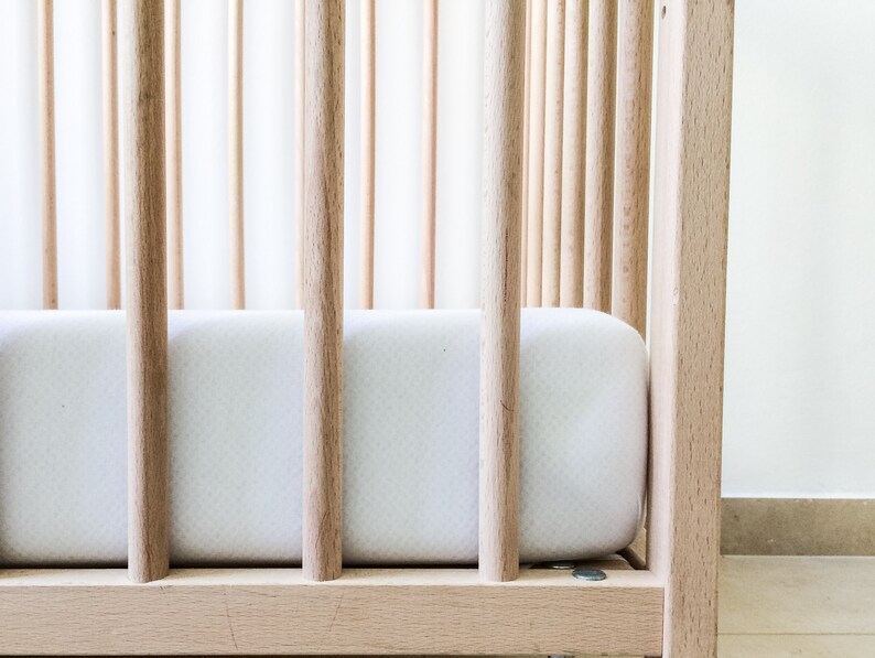 Crib Sheet White Mini Crib Sheet Baby Bedding White Nursery Etsy